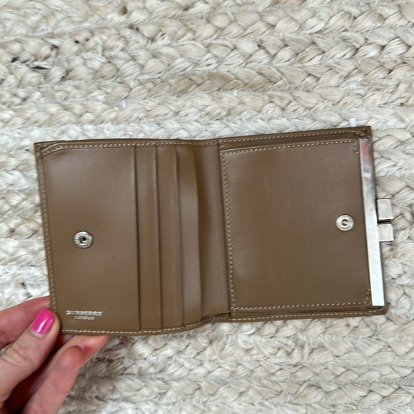 Burberry Pink and Brown Checkered Wallet - Picture 4 of 5